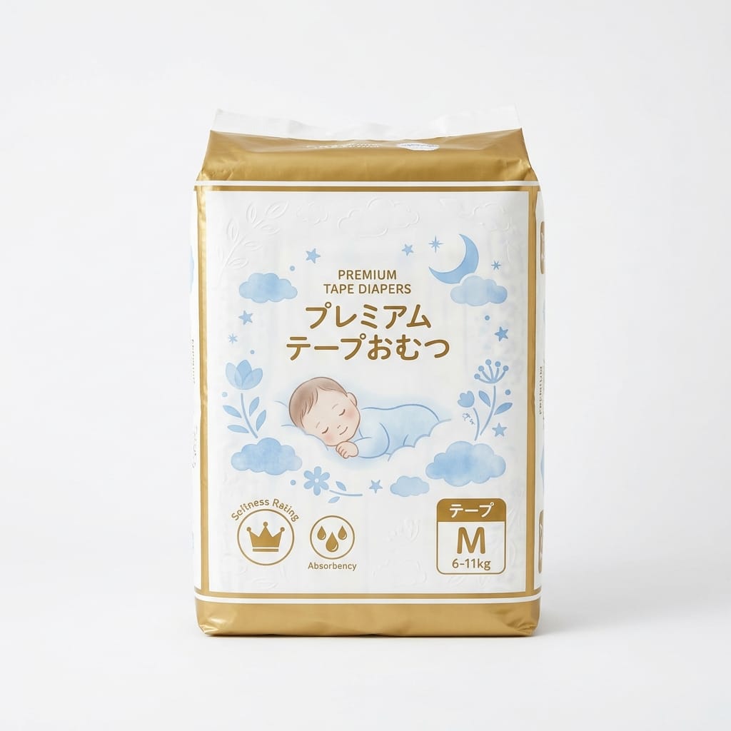 Merries First Premium Tã Dán NB