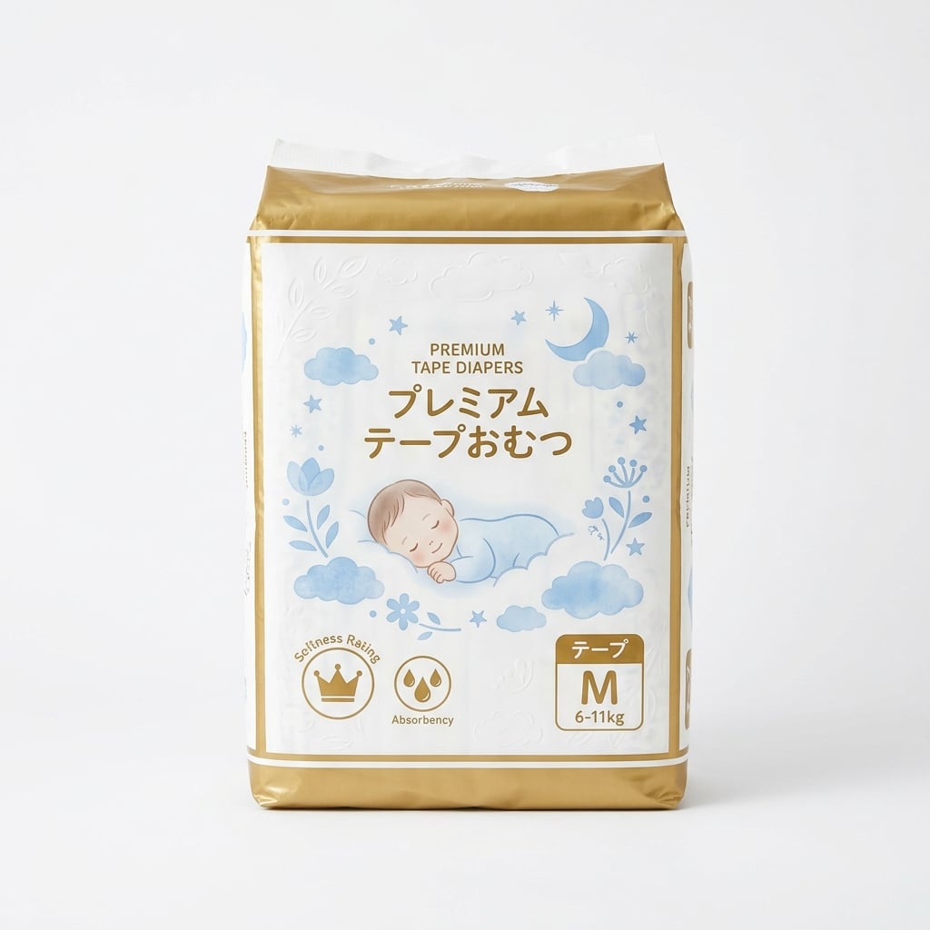 Merries First Premium Tã Dán NB