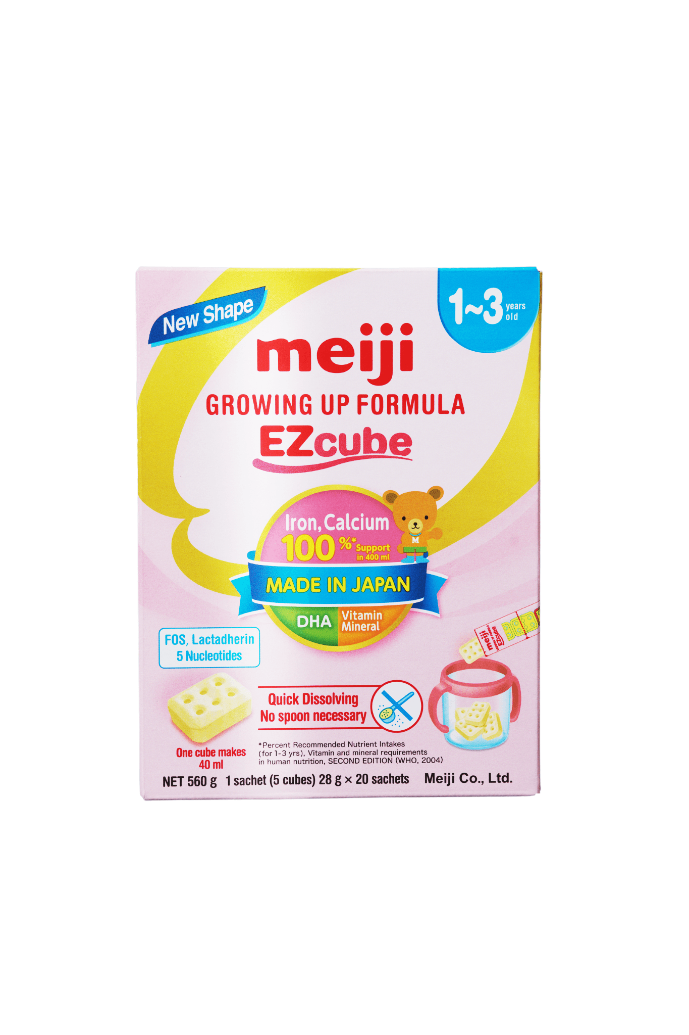 Meiji Growing Up EZcube 1-3 tuổi
